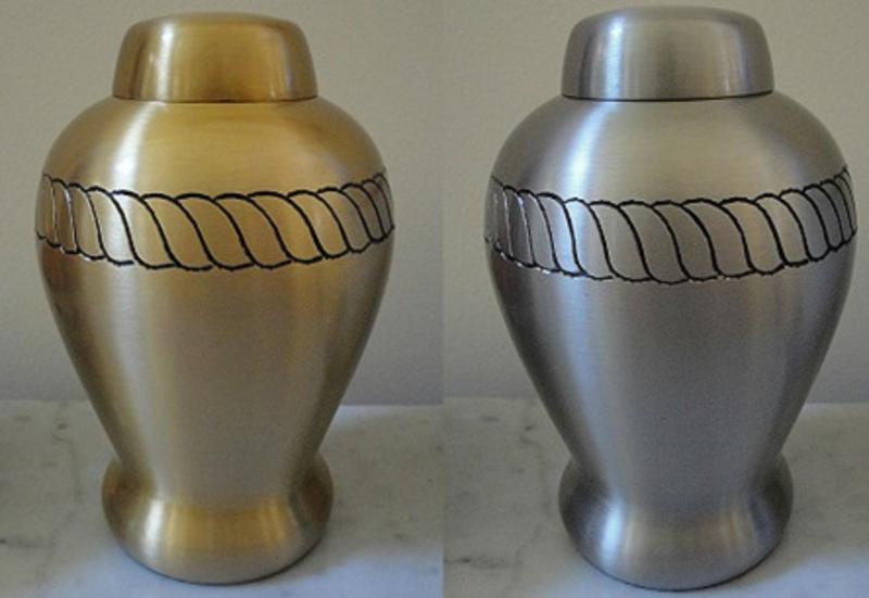 Assorted pet urns
