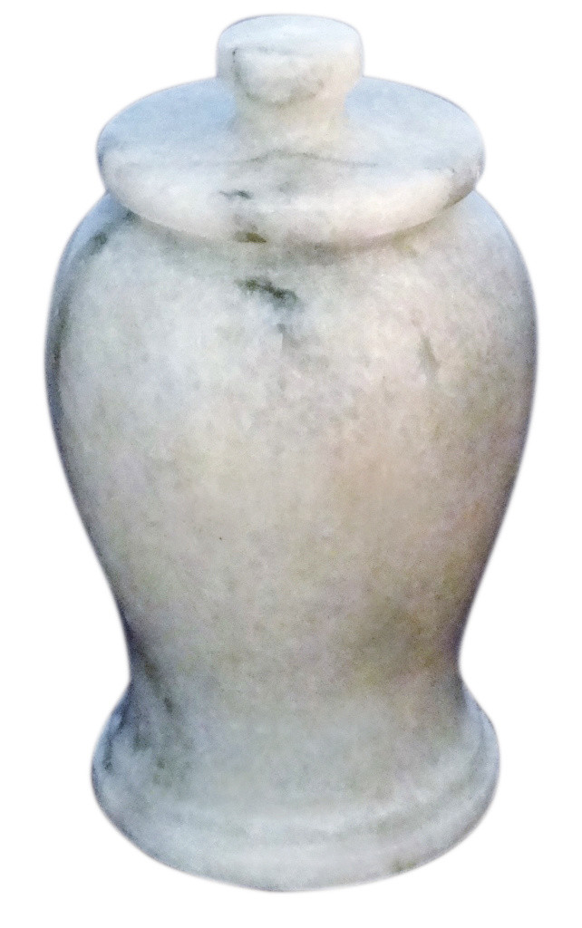Gray Marble Keepsake Urn