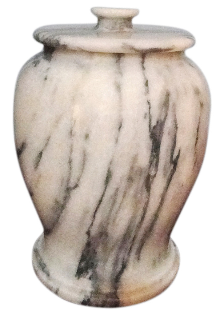 Gray Marble Adult Cremation Urn