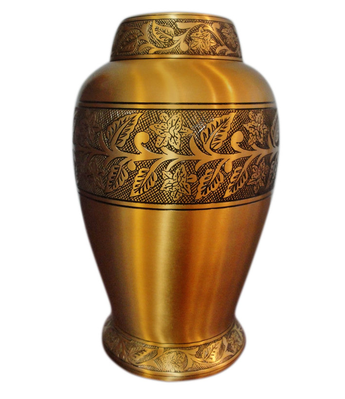 Soulful Peace Brass Cremation Urn Adult