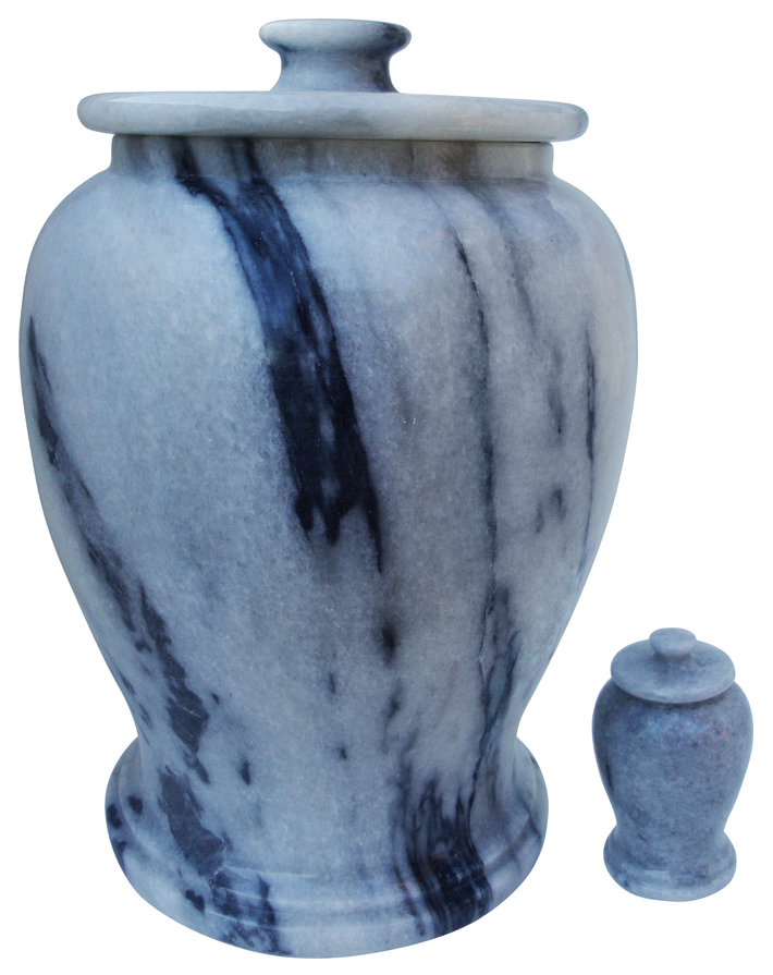 Gray_Marble_cremation_urn_set